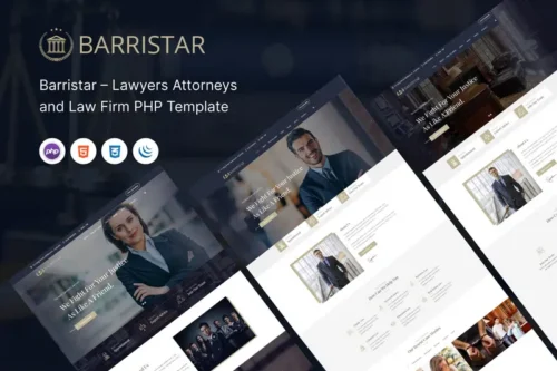 Mua Barristar – Lawyer Attorneys and Law Firm Template giá rẻ
