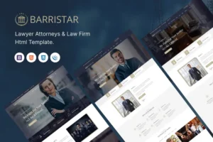 Mua Barristar – Lawyer Attorneys and Law HTML Template giá rẻ