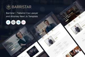 Mua Barristar – Tailwind Css Lawyer Next Js Template giá rẻ