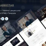 Barristar – Tailwind Lawyers HTML5 Template