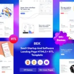 Bek – Saas & Software HTML5 + RTL Template