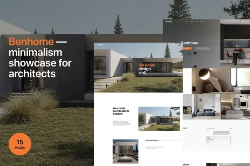 Mua Benhome - Architecture & Interior HTML Template giá rẻ