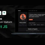 Bentos – Personal Portfolio Nuxt js Template