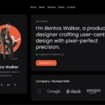 Bentos – Personal Portfolio React Template