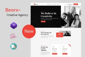 Mua Beorx - Creative Agency Bootstrap Template giá rẻ