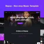 Bepop – Non-stop Music Template
