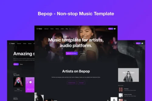 Mua Bepop - Non-stop Music Template giá rẻ