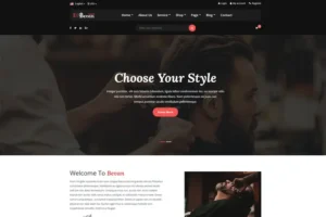 Mua Bevan – Barber Salon Bootstrap 4 HTML Template giá rẻ
