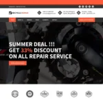 Bicycle Fix – Maintenance Shop Template