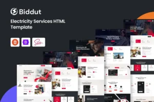 Mua Biddut – Electricity Services HTML Template giá rẻ
