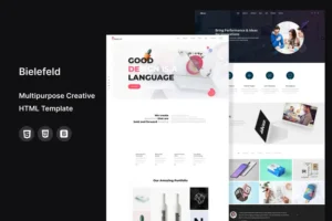 Mua Bielefeld - Multipurpose Creative Portfolio Templa giá rẻ