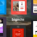 Bignote – 24 Unique Responsive Email Notification