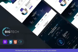 Mua Bigtech - ICO & Crypto Landing React Nextjs Templa giá rẻ