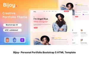 Mua Bijoy- Personal Portfolio Bootstrap5 HTML Template giá rẻ