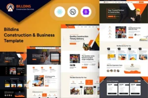 Mua Billdins - Construction React Next Js Template giá rẻ