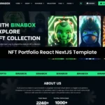 Binabox – NFT Portfolio React NextJS Template