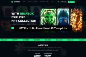 Mua Binabox - NFT Portfolio React NextJS Template giá rẻ