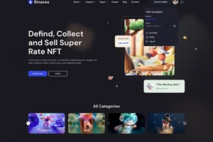 Mua Binasea - NFT Portfolio React NextJS Template giá rẻ