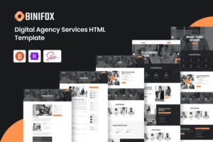 Mua Binifox - Digital Agency Services HTML5 Template giá rẻ