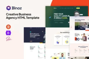 Mua Binoz - Creative Business Agency HTML Template giá rẻ