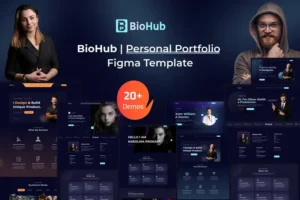 Mua BioHub | Personal Portfolio Website Template giá rẻ