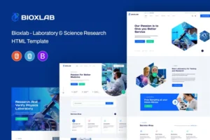 Mua Bioxlab - Laboratory & Science HTML5 Template giá rẻ