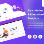 Bisy – React Website Template