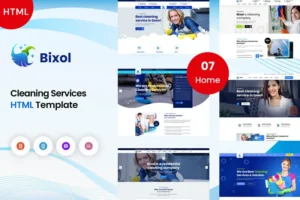 Mua Bixol - Cleaning Services HTML Template giá rẻ