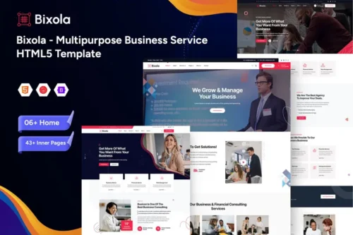 Mua Bixola - Business Service HTML5 Template giá rẻ