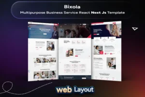 Mua Bixola - Business Service React Next Template giá rẻ