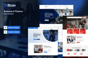 Mua Bizan – Business & Finance Consulting Figma giá rẻ