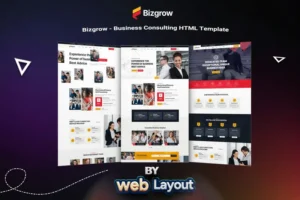 Mua Bizgrow - Business Consulting HTML Template giá rẻ
