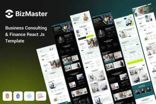 Mua BizMaster - Business Consulting & Finance React Js giá rẻ