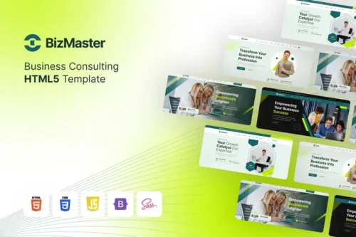 Mua BizMaster - Consulting Business HTML Template giá rẻ