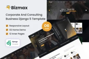 Mua Bizmax – Django 5 Corporate & Consulting Template giá rẻ