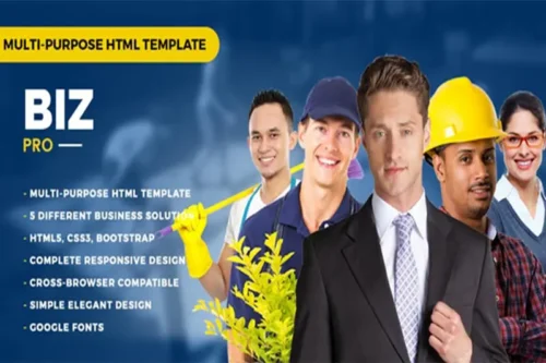 Mua BizPro – Multipurpose HTML Template giá rẻ