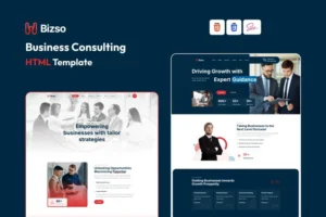 Mua Bizso - Business Consulting HTML5 Template giá rẻ