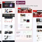 Bizzar – Business & Agency HTML Template