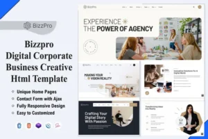 Mua Bizzpro – Digital Corporate Business Creative Html giá rẻ