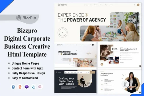 Mua Bizzpro – Digital Corporate Business Creative Html giá rẻ