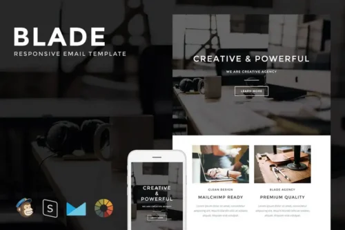 Mua Blade - Responsive Email + StampReady Builder giá rẻ
