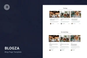 Mua Blog Page Tailwind CSS 3 HTML Template - Blogza giá rẻ