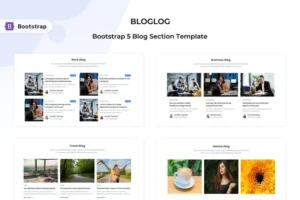 Mua Bloglog - Bootstrap 5 Blog Section Template giá rẻ