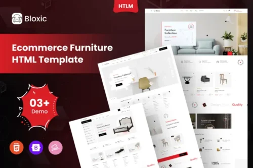 Mua Bloxic - Furniture Store HTML Template giá rẻ
