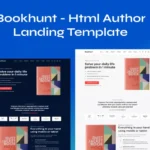 Bookhunt – Author e-Book Landing Template