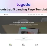 Bootstrap Landing Page Template -Lugada