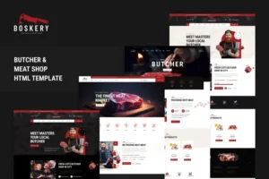 Mua Boskery - Butcher & Meat Shop HTML Template giá rẻ