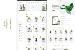 Mua Botanical - HTML5 Ecommerce Template giá rẻ