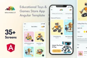 Mua BrainNest - Educational Platform Angular App giá rẻ