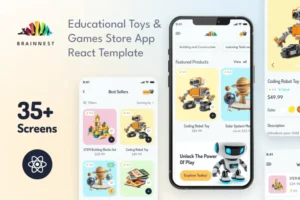 Mua BrainNest - Learning Toys | PWA App with Backend giá rẻ